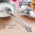 thumbnail image 6 of 16Pcs Christmas Decorations for Home Stainless Xmas Coffee Spoons Dessert Spoon Tableware Kitchen New Year Gifts Silver, 6 of 10
