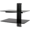 Ematic Adjustable 2 Shelf for DVD Player, Cable Box/Receiver and Gaming Consoles with HDMI Cable, UL Certified