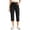 Black, variant on Womens Cargo Pants Women Flare Cigarette - Zip Fly Business Green M