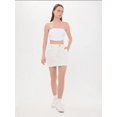 thumbnail image 2 of High Waist Stitch Detail Mini Skirt, 2 of 5