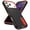 Black/Orange, variant on For iPhone 17 Case,Military Grade Dual Layer Cover,With 2X Screen Glass Protector Film,Kickstand Dustproof Drop Proof Protective Phone Case Shell for iPhone 17 6.3"(Purple/Pink)