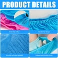 thumbnail image 5 of RUISINERY 100pieces Breathable Booties Boot Covers Slip Resistant Overshoes for Outdoor Indoor Use, 5 of 7
