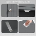 thumbnail image 5 of Giantex Floor Storage Cabinet, Multifunctional Freestanding Bathroom Storage Cabinet with Two Adjust Shelves, Ideal for Bathroom, Living Room or Bedroom (Grey), 5 of 9