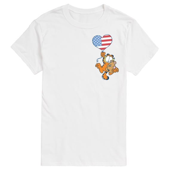 Garfield - Garfield Flag - Men's Short Sleeve Graphic T-Shirt
