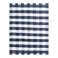 thumbnail image 2 of Unique Loom Eco Plaid Indoor Outdoor Washable Collection Area Rug - Balmoral (7' 10" x 10' Rectangle Navy Blue/Ivory), 2 of 11