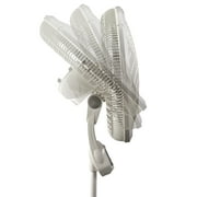 Lasko Elegance & Performance 18 Pedestal Fan with Remote, 54.5 H, White, 1850, New