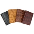 thumbnail image 3 of Mens Leather Wallets Ostrich Snakeskin Alligator Print Trifold Bifold to Choose, 3 of 32