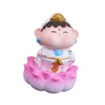 thumbnail image 3 of kowaku Chinese God Statue Resin Sculpture Centerpiece Art Crafts Table Decoration Feng Shui Figurine for Office Indoor Patio Cabinet Guanyin, 3 of 9