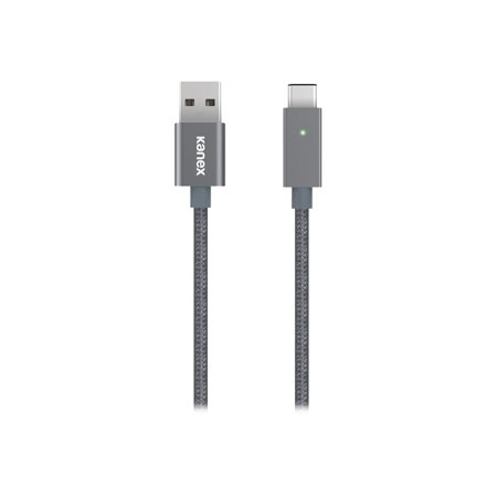 UPC 814556010136 product image for Kanex Kuca4fpl-sg USB-C Charging Cable, 4', Space Gray | upcitemdb.com