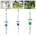 thumbnail image 5 of Spiral Wind Spinners With Crystal Ball Winds Chimes Garden Home Hanging Decor, 5 of 5