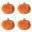 Gold*4, variant on Clearance Fall Decor - 4 Count Small Faux Velvet Pumpkins, Fabric Foam Pumpkins for Fall Wedding Halloween Table Centerpiece Mantel Bowl Tiered Tray Decor