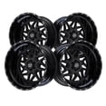 thumbnail image 3 of 22x12 TIS 552B Gloss Black w/ Milled Lip Logo Wheel 8x170 (-44mm), 3 of 5