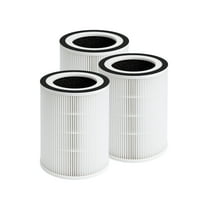 Nispira 3-in-1 True HEPA Activated Carbon Replacement Filter Compatible with Sensibo Pure Air Purifier, 3 Packs