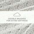 thumbnail image 3 of Noble Linens 4 Piece Pattern Microfiber Bed Sheets Set, Tossed Foliage Eucalyptus, Twin, 3 of 8