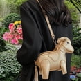 thumbnail image 6 of Sharplace Women's Horse Shoulder Bag Pouch Tote Bag with Zipper Closure Stylish Crossbody Bag Handbag for Walking Vacation Summer Gifts Gold, 6 of 9