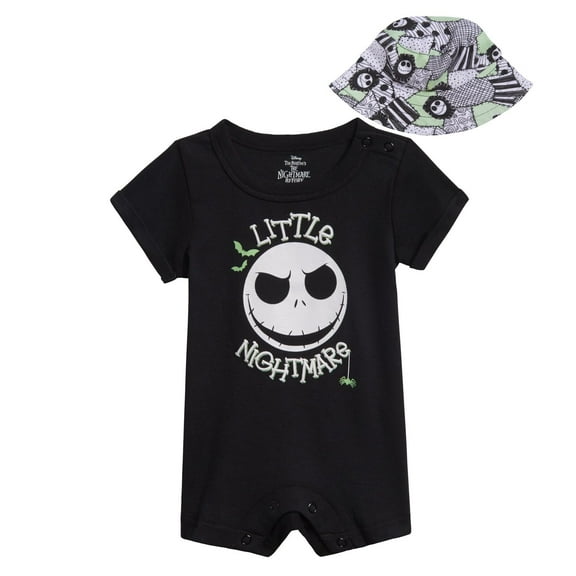 Mameluco y sombrero Disney Jack Skellington para bebés de 9 a 12 meses