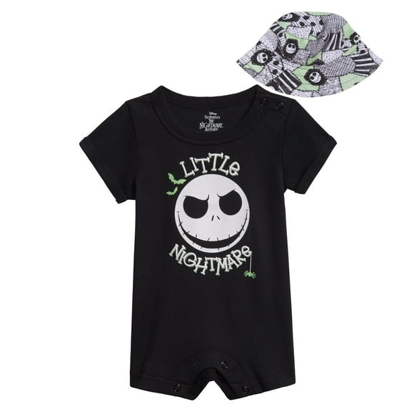 Mameluco y sombrero Disney Jack Skellington para bebés de 9 a 12 meses
