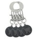 thumbnail image 4 of 4 llaveros metálicos con fichas para carrito de la compra, llaveros colgantes., 4 of 8