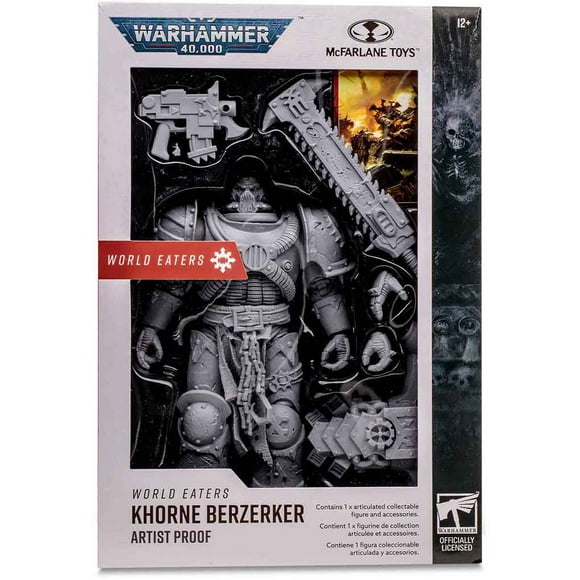 Warhammer 40000 7 Pouces Action Figure Vague 7 - Monde Mangeurs Khorne Berzerker Artiste Preuve