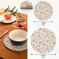thumbnail image 3 of GZHJMY Valentine's Day Love Heart Round Trivets Pot Holders 2 Pcs, Heat Resistant Cotton Thread Weave Trivets for Hot Dishes, Cooking, Baking, Farmhouse, Kitchen Decor for Kitchen Pans Bowl Teapot, 3 of 7