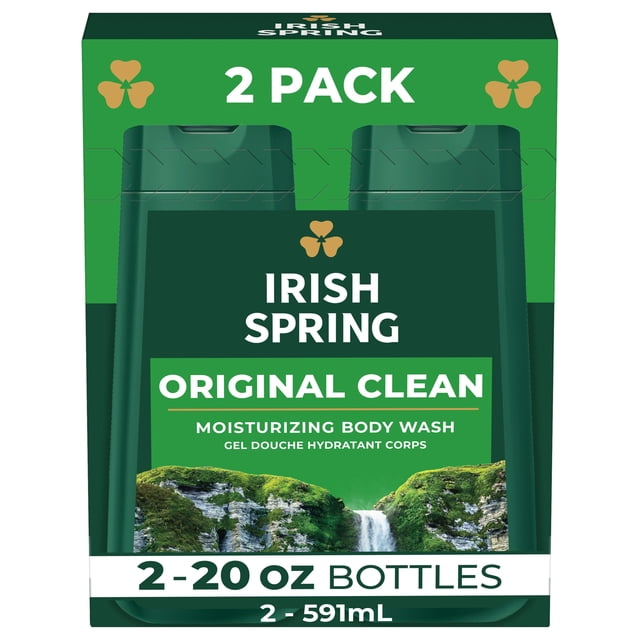 Gel de Ducha Irish Spring Original Clean 591 ml Paquete de 2