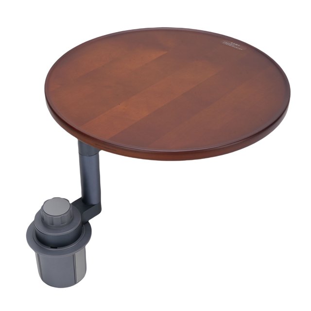 Car Food Tray,Rotating Car Cup Holder Tray Adjustable Multifunctional Wooden Cup Holder Table for Computer PC 5KG Bearing