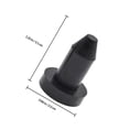 thumbnail image 2 of Phenofice 2Pcs Black Rubber Kayak Scupper Plugs Easy Install Canoe Drain Hole Stoppers, 2 of 8