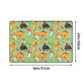 thumbnail image 3 of Leaves Hedgehog Autumn Design Rugs Doormat, Non-Slip Machine Washable Carpets Floor Door Mat , 36" x 24", 3 of 7