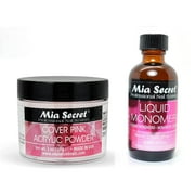 Mia Secret Liquid Monomer 2 oz and Cover Pink Powder 2 oz