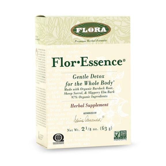 FLORA - FlorEssence Dry Tea Blend, Gentle Detox & Cleanse, 2.2 Oz