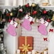 thumbnail image 1 of Adornos navideños, adornos navideños, regalos navideños, medias de punto, medias de lana, letras bordadas, bolsa de regalo de dulces para niños, bolsa de regalo para medias navideñas, decorar, decorar, 1 of 3