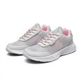 thumbnail image 4 of dmqupv 9.5 Wide Womens Sneakers Memory Foam Leisure Women's Lace Up Soft Sole Womens Air One Sneakers Size 8 Pink 8.5, 4 of 5