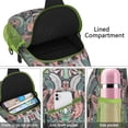 thumbnail image 2 of Vintage Paisley Pattern Sling Backpack, Boho Ethnic Crossbody Shoulder Bag with Colorful Floral Design, Lightweight Travel Hiking Daypack, 2 of 6