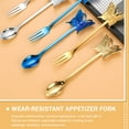 thumbnail image 2 of Miangastore Dessert Tasting Tableware Butterfly Pattern Handle 1 Set 5.4x1.4in, 2 of 8