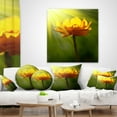 thumbnail image 4 of Designart 16" x 16" Yellow Polyester Throw Pillow, 4 of 5