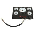 thumbnail image 1 of Boat Gauge Panel, 5 Dash Gauge Set, Tachometer, Fuel Level, Water Temperature, Oil Pressure, Voltmeter, 12V Marine Dashboard for Engine Generator RV Yacht Machinery, 1 of 7