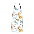 thumbnail image 2 of Pofeuu Scandinavian Africa Print Waterproof Apron with Pockets Adjustable Cooking Aprons Kitchen Bib for Baking Household Cleaning, 2 of 8