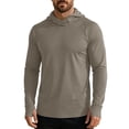 thumbnail image 5 of LEKWK Fishing Shirts for Men Quick Dry Long Sleeve Hooded Face Cover Slim Fit Sun Shirt Lightweight Breathable UPF 50+ Protection Athletic Fishing Wear Khaki XXL, 5 of 7