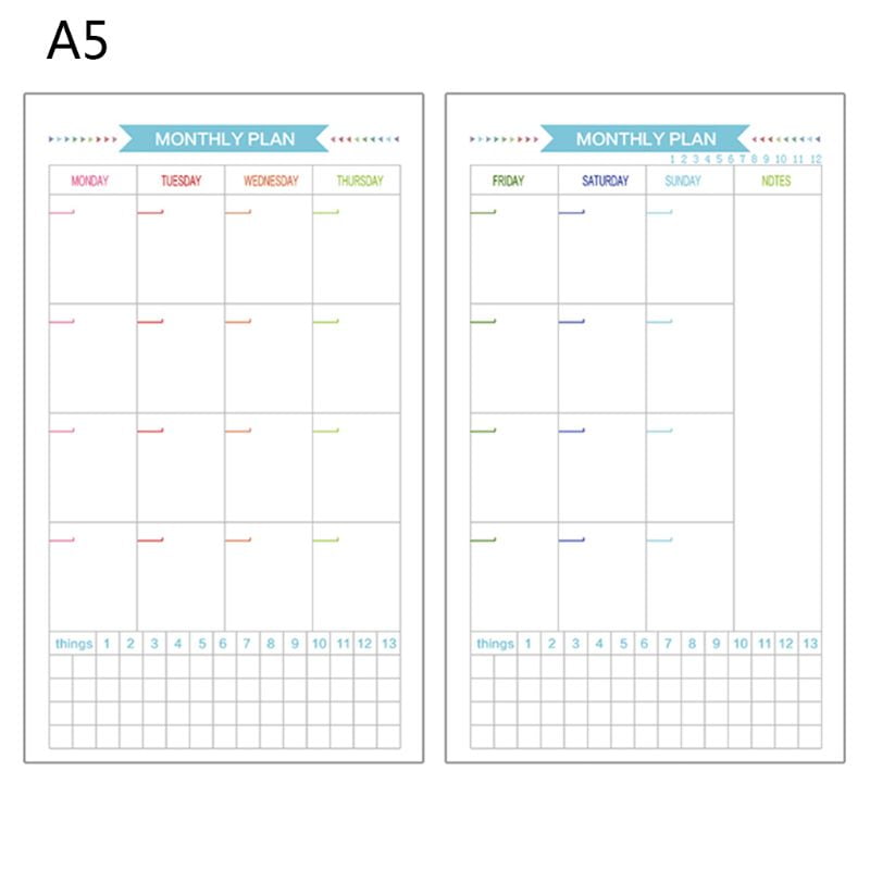 5.8 x 8.2 Inch 3 Hole Planner Refills White Paper Loose-leaf Binder Paper Blank 100gsm Total 100 Sheets/200 Pages Organizer A5 Filler Paper 