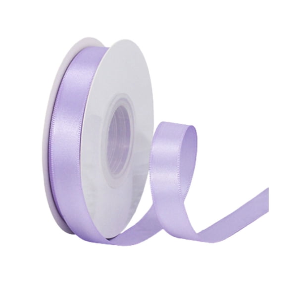 Ounissouiy Cinta multiusos del poliéster del amplio para la cinta decorativa del poliéster de la decoración fácil Kits de decoración para fiestas morado pálido