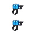 thumbnail image 2 of Naiovety Timbre de bicicleta aleación de aluminio 20-25mm manillar anillo exterior advertencia de seguridad ciclismo alarma de bicicleta de montaña Azul 2piezas Naiovety CBP047314, 2 of 5