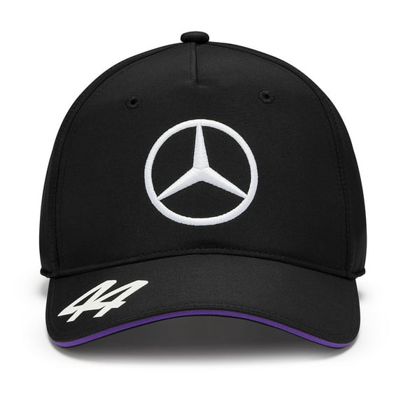 Mercedes Benz AMG Petronas F1 Formula One 2024 Lewis Hamilton Cloth Hat Black