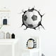 thumbnail image 5 of EeaseMX 2 hojas de pegatinas de pared rotas de fútbol, balones de fútbol, pegatinas decorativas para guardería., 5 of 7