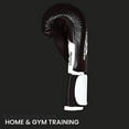 thumbnail image 3 of Adidas Boxing and Kickboxing Gloves - Hybrid 100 - for Men and Women - for Punching, Fitness and Heavy Bags - Black/White, 12oz, 3 of 7