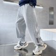 thumbnail image 2 of Gibobby Boys Pants Toddler Baby Boy Winter Active Jogger Pants Elastic Waist Pocket Solid Color Athletic Sweatpant 2T 3T 4T 5T 6T 7T 8T Little Boys Winter Pants(5-6 Years,Grey), 2 of 4