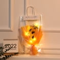 thumbnail image 7 of sunsanly Artificial Flower with Bag Glowing Romantic Mother's Day Gifts Realistic Fake Rose Dried Flower Bouquet Home Supplies, 7 of 7