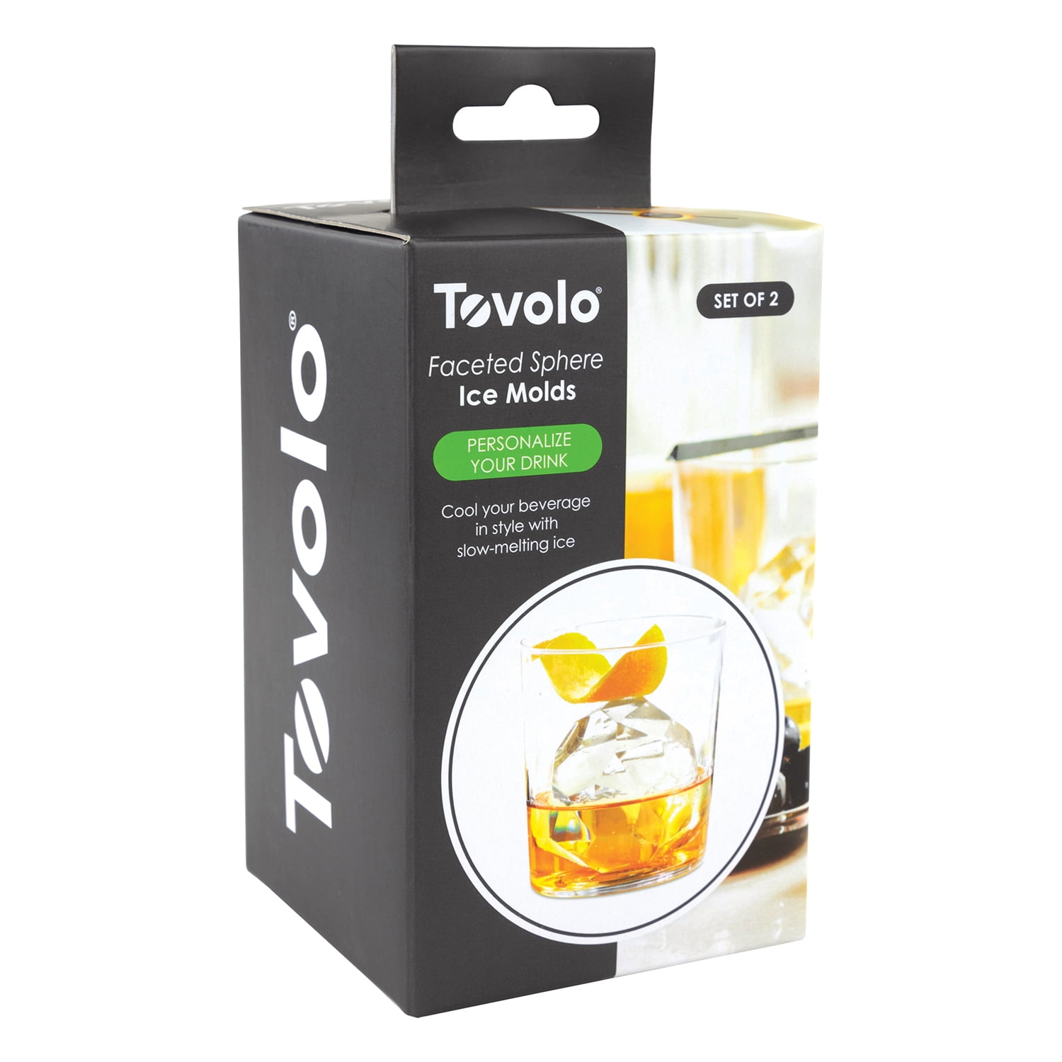 Tovolo Sphere Ice Mold, 2.5 inch - Set of 2 Open Box