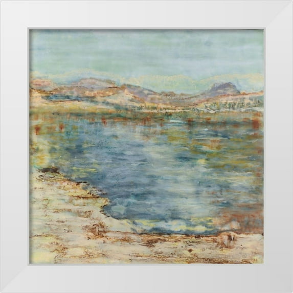 Shanti, Shima 15x15 White Modern Wood Framed Museum Art Print Titled - Thirsting