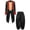 Black, variant on Medieval Boys Steampunk Tailcoat Vintage Prince Jacket Frock Coat with Pants Black 12