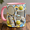 Black, variant on Tennis Mug 3D Effect Iridescent Sports Coffee Cup Gift for Tennis Players